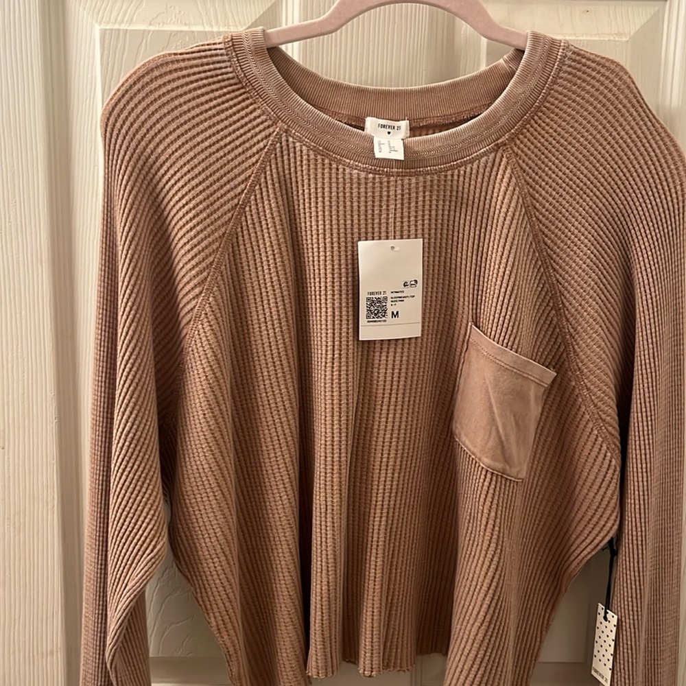 forever 21 dusty pink crop top